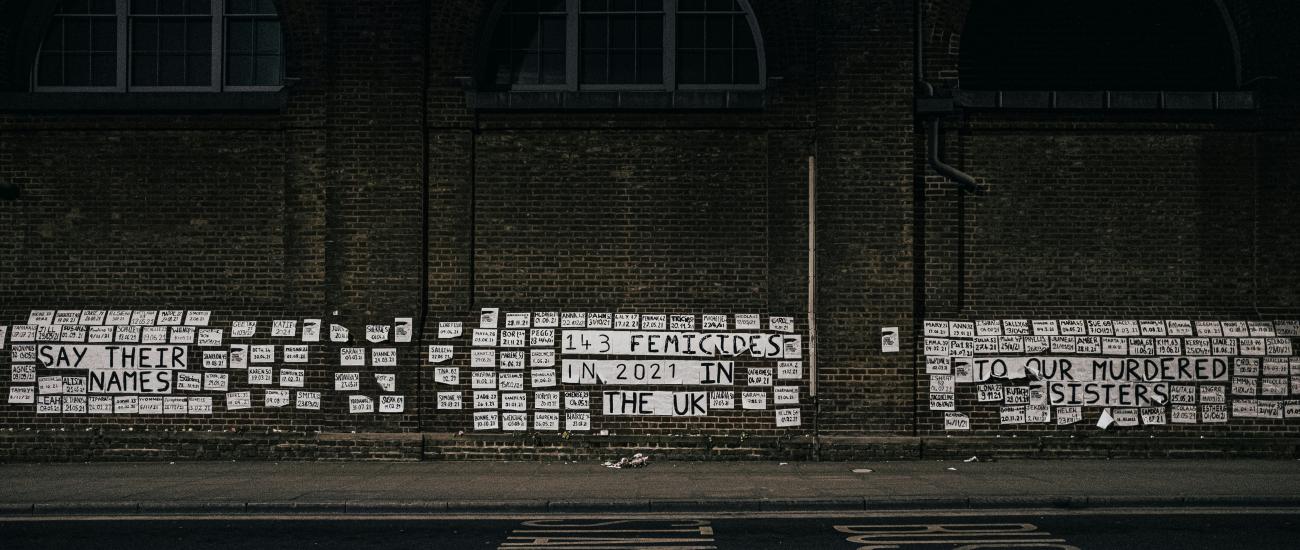 femicide memorial wall