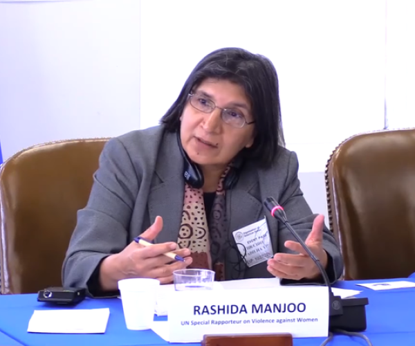 SRVAW Rashida Manjoo